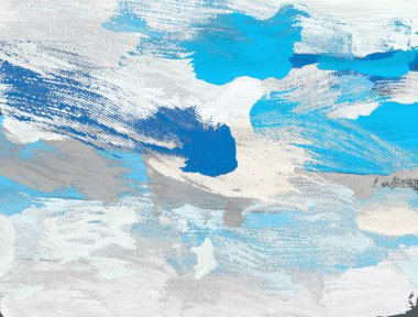 mavi ve beyaz suluboya arka plan.