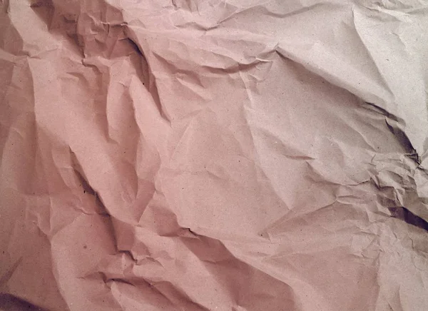 Abstrakt Skrynkliga Papper Textur Bakgrund — Stockfoto