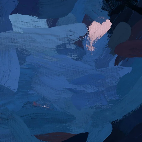 Tuval el yapımı yağlıboya. Renkli doku. Fırça darbeleri. Renkli görüntü. Modern sanat. Çağdaş sanat.