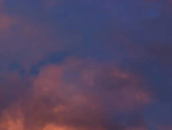 Fundo Céu Azul Com Nuvens — Fotografia de Stock