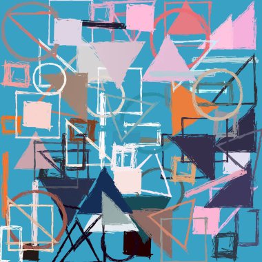 Renkli desenli soyut arkaplan