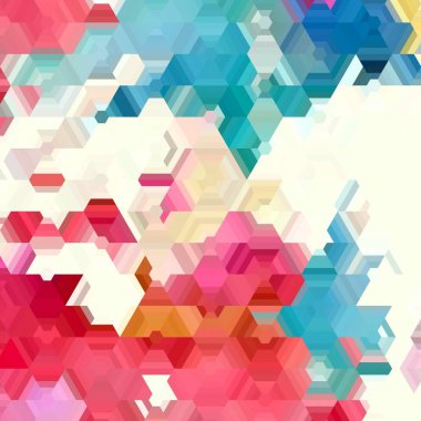 Renkli desenli soyut arkaplan