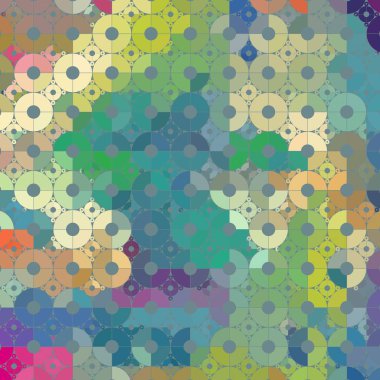 Renkli desenli soyut arkaplan