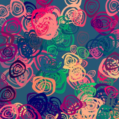 Renkli desenli soyut arkaplan