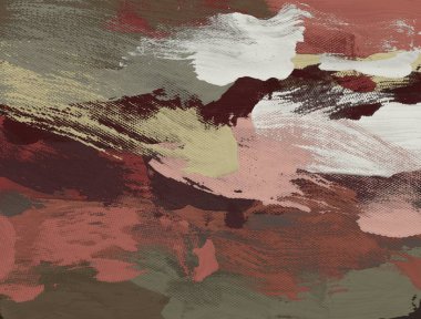 El yapımı tuvale yağlı boya. Soyut sanat dokusu. Renkli doku. Modern sanat eserleri. Yağlı boya darbeleri. Fırça darbeleri. Modern sanat. Çağdaş sanat. Sanatsal tuval.  