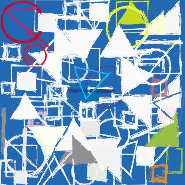 Renkli desenli soyut arkaplan