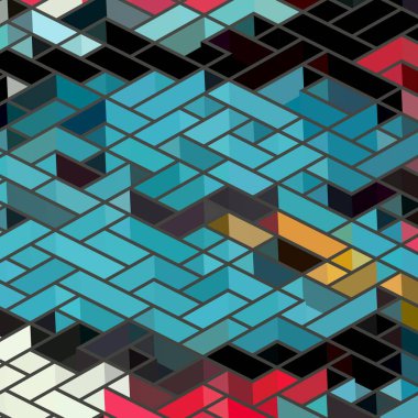 Geometrik desenli soyut doku