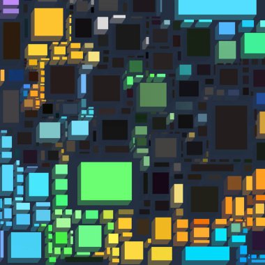 Renkli desenli soyut arkaplan