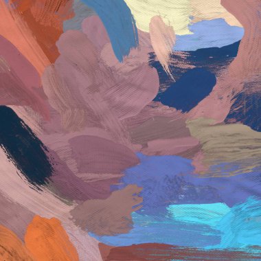 El yapımı tuvale yağlı boya. Soyut sanat dokusu. Renkli doku. Modern sanat eserleri. Yağlı boya darbeleri. Fırça darbeleri. Modern sanat. Çağdaş sanat. Sanatsal tuval.