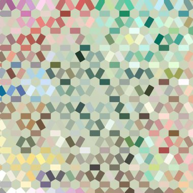 Renk fraktal geometrik soyut desen