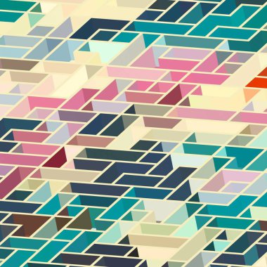 Geometrik desenli soyut doku