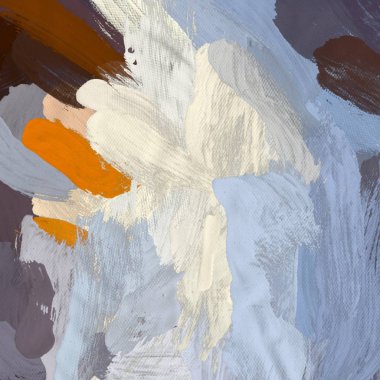 Tuval el yapımı yağlıboya. Renkli doku. Fırça darbeleri. Renkli görüntü. Modern sanat. Çağdaş sanat.