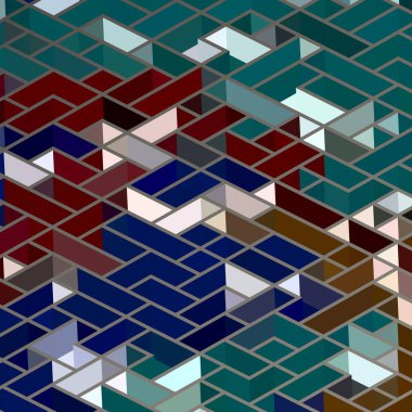 Geometrik desenli soyut doku