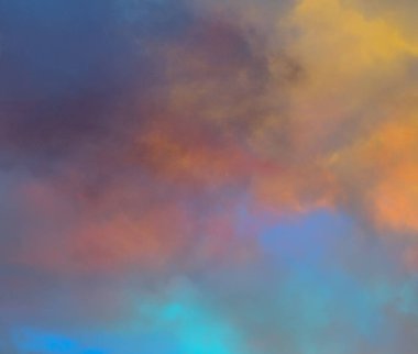 soyut grunge bulutlar, kopya alanı ile renkli arka plan