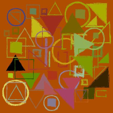 Geometrik desenli soyut doku