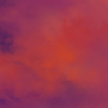 Gökyüzünde pembe ve turuncu bulutlar. Dünyanın üzerinde yanan gökyüzü