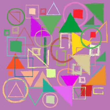 Geometrik desenli soyut doku