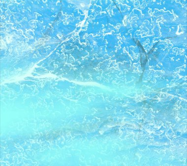 su ile mavi ve beyaz arka plan