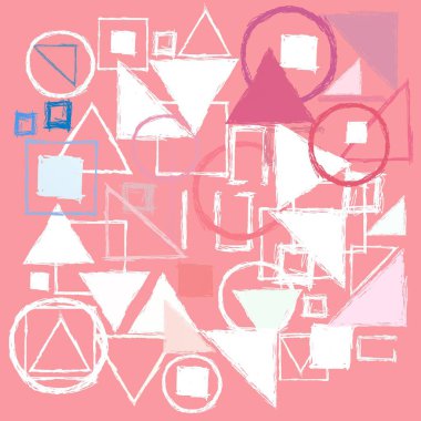 Geometrik desenli soyut doku