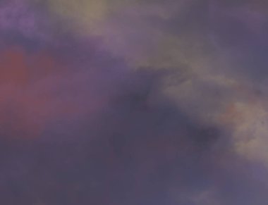 Mürekkep etkisi vintage mor gradyan su rengi sanatsal fırça boya sıçrama arka plan. Retro aquarelle tasarımı için kağıt tane dokusu ile Grungy mor soyut yumuşak suluboya boyalı illüstrasyon. 