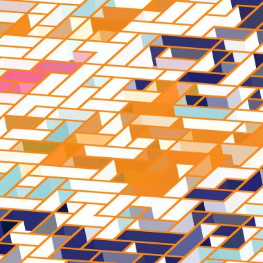 Geometrik desenli soyut doku