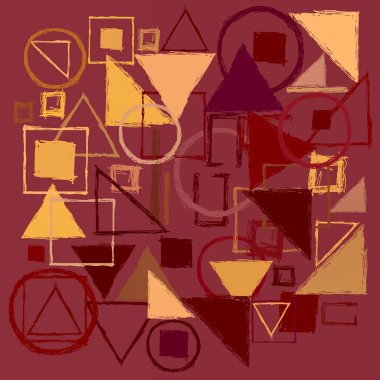 Geometrik desenli soyut doku