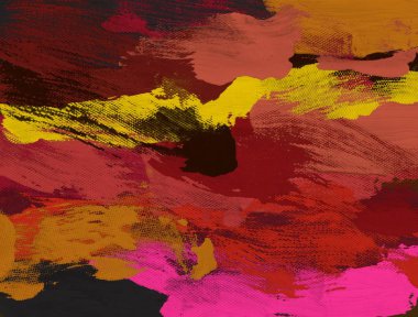 El yapımı tuvale yağlı boya. Soyut sanat dokusu. Renkli doku. Modern sanat eserleri. Yağlı boya darbeleri. Fırça darbeleri. Modern sanat. Çağdaş sanat. Sanatsal tuval.  