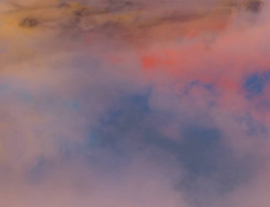 Renkli gökyüzü ile soyut arkaplan