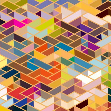 Geometrik desenli soyut doku