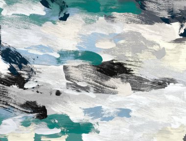 Karlı güzel kış manzarası