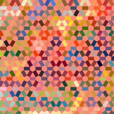 Renk fraktal geometrik soyut desen