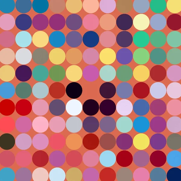 Abstract seamless pattern with circles. Pattern for fabric. Polka dot seamless pattern.