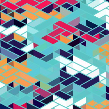 Geometrik desenli soyut doku