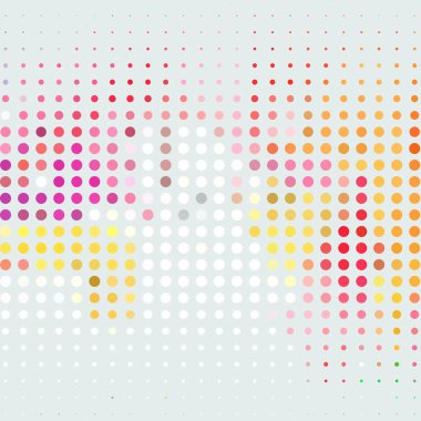 renkli nokta arka plan. vektör illüstrasyon