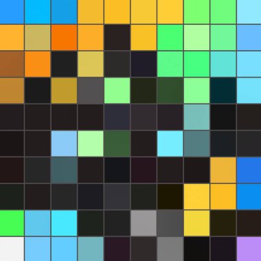 Geometrik desenlerle soyut sanat dokusu