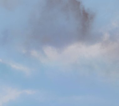 Bulutlu mavi gökyüzü