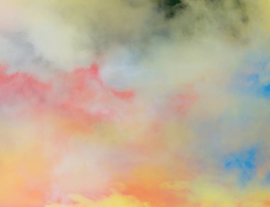 soyut grunge bulutlar, kopya alanı ile renkli arka plan