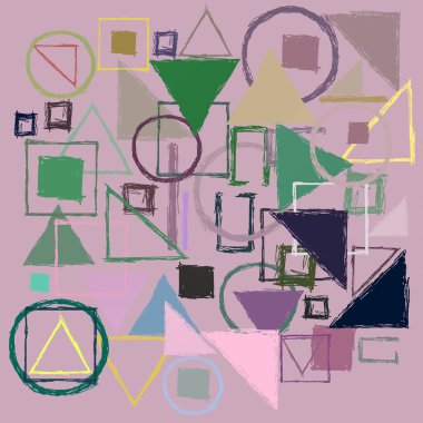 Geometrik desenli soyut doku