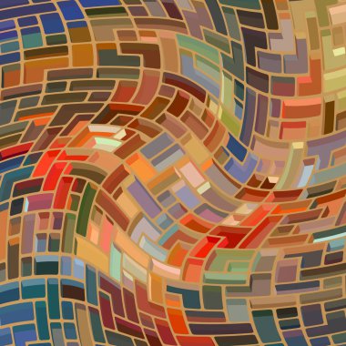 Geometrik desenli soyut doku