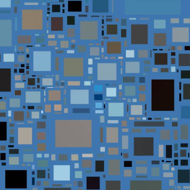 Soyut sanat dokusu. Kareler ile renkli doku. Modern sanat eserleri. Renkli görüntü