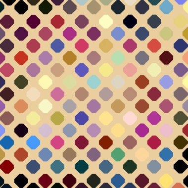 daireler ile renkli seamless modeli.