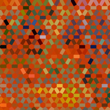 Renk fraktal geometrik soyut desen