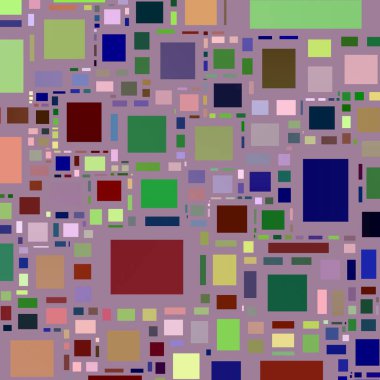 Soyut sanat dokusu. Kareler ile renkli doku. Modern sanat eserleri. Renkli görüntü