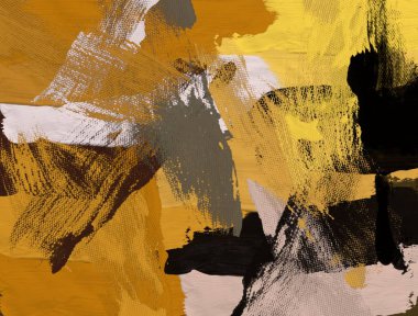 El yapımı tuvale yağlı boya. Soyut sanat dokusu. Renkli doku. Modern sanat eserleri. Yağlı boya darbeleri. Fırça darbeleri. Modern sanat. Çağdaş sanat. Sanatsal tuval.  