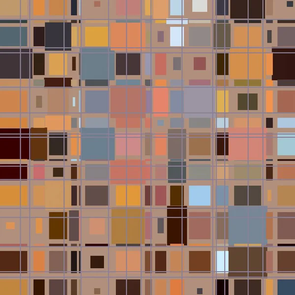 Kolorowe Tło Kwadratów — Zdjęcie stockowe