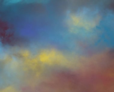 uzay ile renkli gökyüzü arka plan