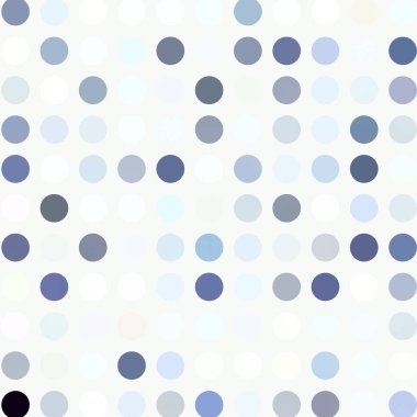 Koyu mavi noktalar ile sorunsuz kapak vektör. Bulanık daireler doğa tarzı ile güzel renkli resimde. Güzel tasarım, iş reklam için.