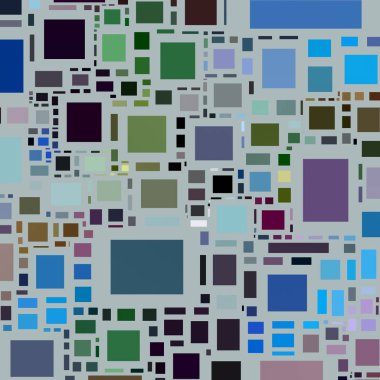 Soyut sanat dokusu. Kareler ile renkli doku. Modern sanat eserleri. Renkli görüntü