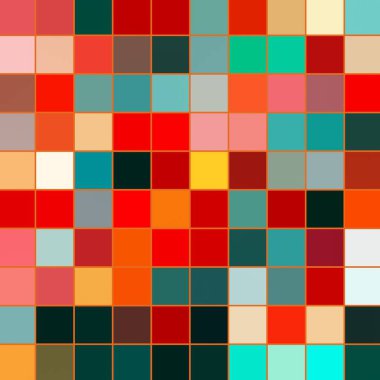 Geometrik desenlerle soyut sanat dokusu