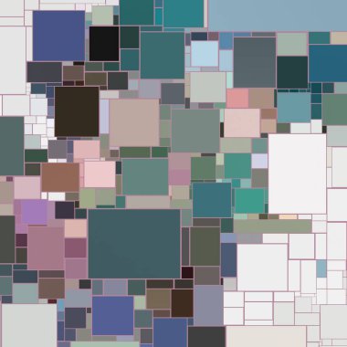 Soyut sanat dokusu. Kareler ile renkli doku. Modern sanat eserleri. Renkli görüntü